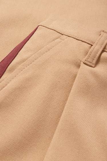 Kinder Mädchen - Stoffhose - hellbraun