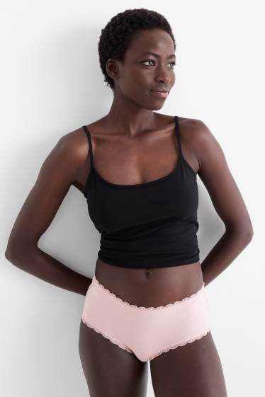 Women - Multipack of 4 - bikinis - rose