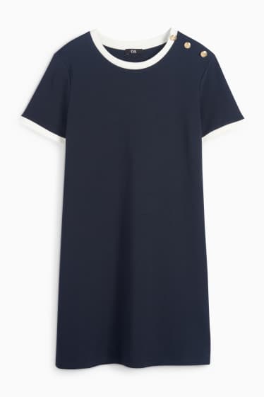 Mujer - Vestido estilo camiseta - azul oscuro