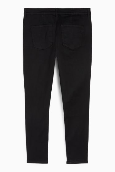 Dames - Jegging jeans - high waist - zwart