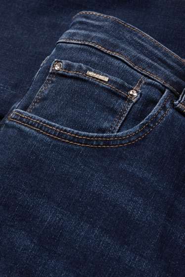 Femmes - Slim jean - mid waist - shaping jean - Flex - LYCRA® - jean bleu foncé