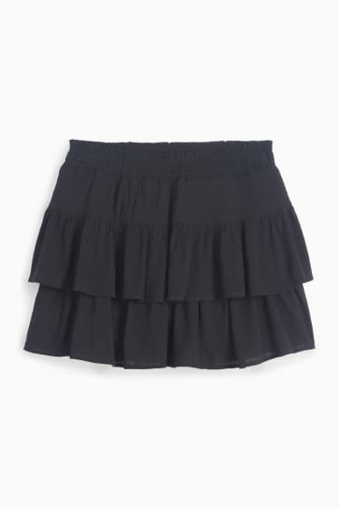 Dámské - Sukně skort - černá