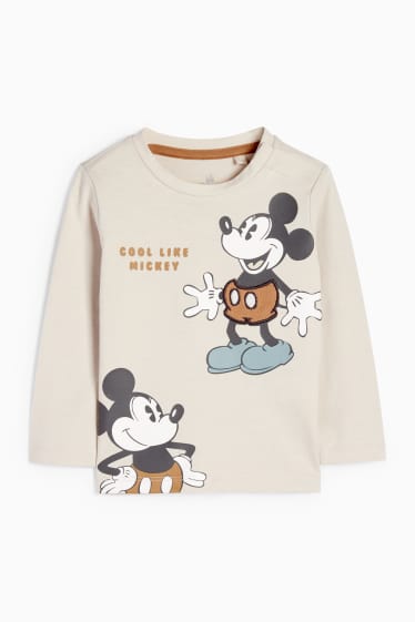 Baby Jungen - Micky Maus - Baby-Outfit - 2 teilig - beige