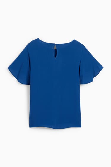 Women - Blouse - dark blue