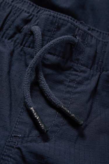 Kinder Buben - Stoffhose - dunkelblau