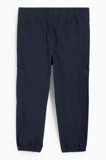 Kinder Buben - Stoffhose - dunkelblau