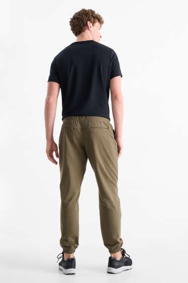 Heren - Functionele joggingbroek - kaki