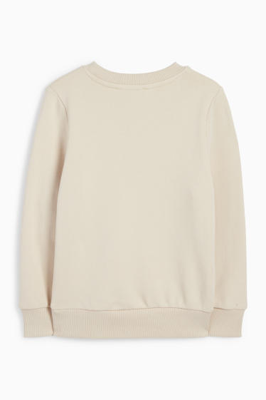 Kinderen: jongens - Boerderij - sweatshirt - licht beige