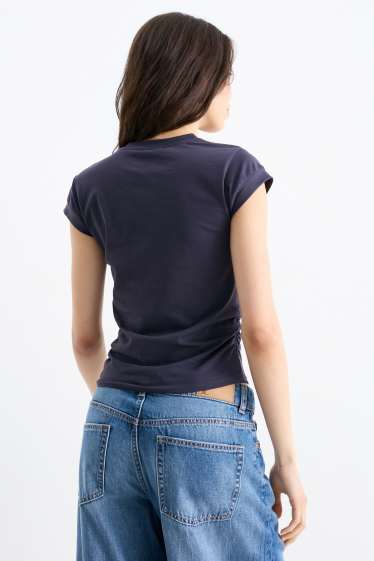 Damen - T-Shirt - dunkelblau