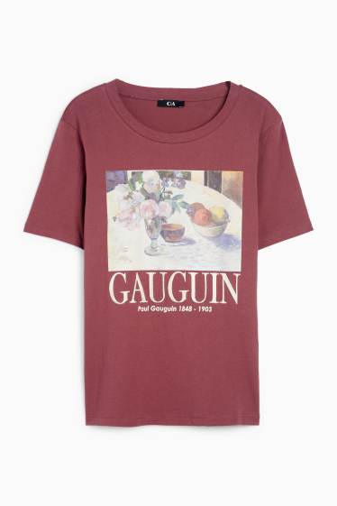 Women - T-shirt - oversized - Paul Gauguin - bordeaux