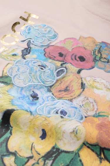Women - T-shirt - relaxed fit - Vincent van Gogh - rose