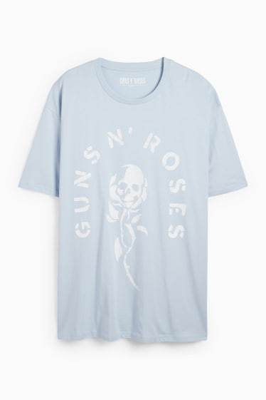Heren - T-shirt - lichtblauw