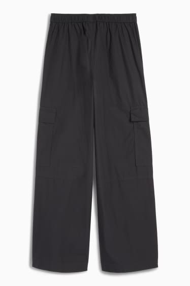 Children Girls - Cargo trousers - black