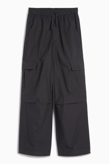 Children Girls - Cargo trousers - black