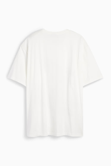 Herren - T-Shirt - Relaxed Fit - Micky Maus - weiss
