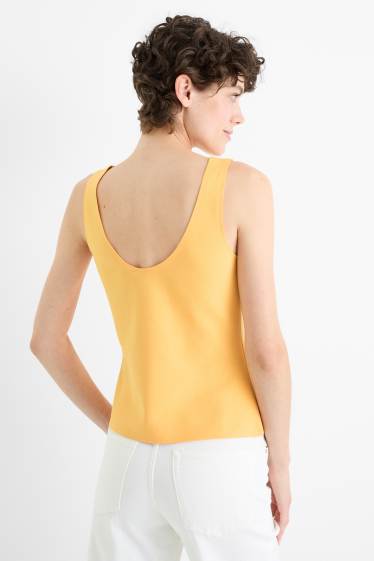 Damen - Basic-Top - orange