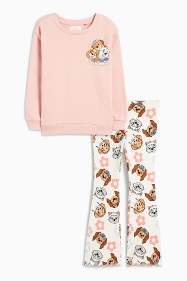 Kinderen: meisjes - PAW Patrol - Skye - set - sweatshirt en flared legging - roze