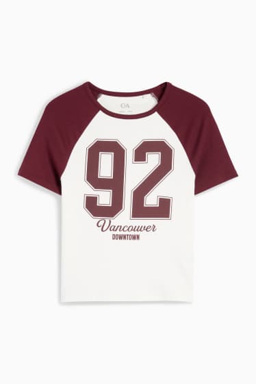 Kinder Mädchen - Vancouver - Kurzarmshirt - weiss