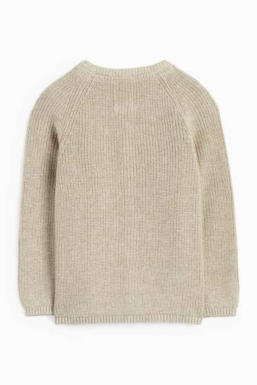 Unisex - Shirt met lange mouwen - beige