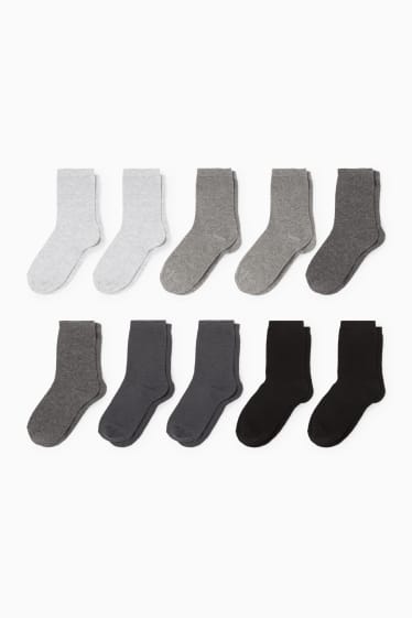 Kinder Jungen - Multipack 10er - Socken - schwarz