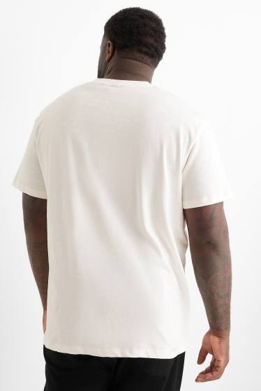 Herren - T-Shirt - Relaxed Fit - weiß