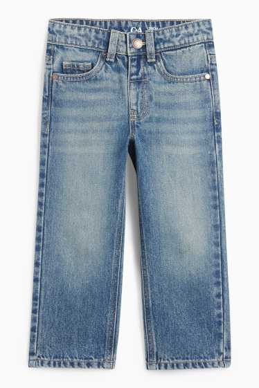 Kinderen: jongens - Relaxed jeans - jeansblauw