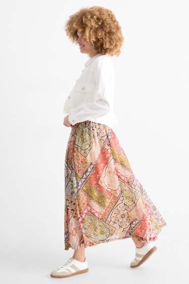 Femmes - Jupe - à motif - coloré