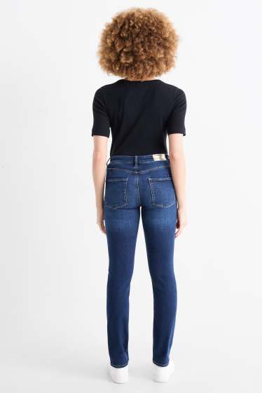 Mujer - Slim jeans - mid waist - shaping jeans - Flex - LYCRA® - vaqueros - azul