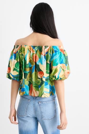 Damen - Bluse - gemustert - bunt