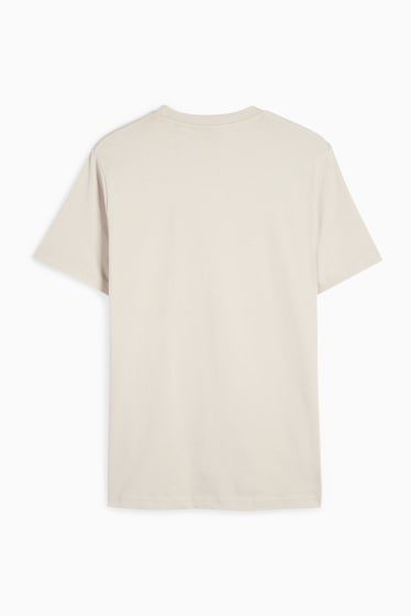 Herren - T-Shirt - Regular Fit - beige