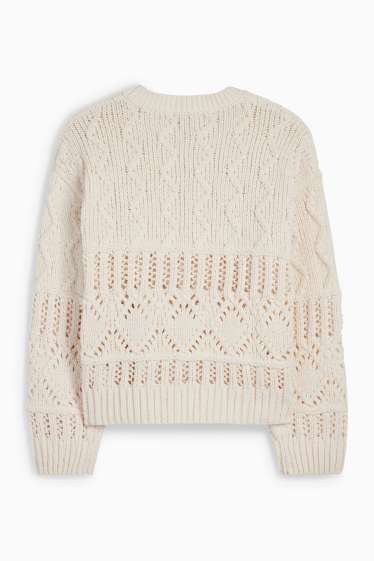 Kinderen: meisjes - Trui - beige