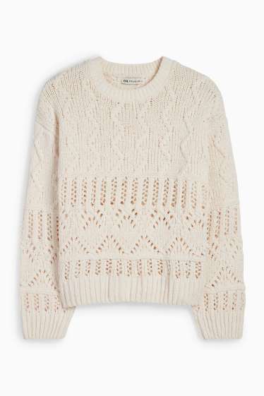 Kinderen: meisjes - Trui - beige