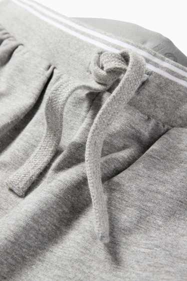 Herren - Pyjama-Shorts - grau-melange