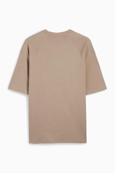Herren - T-Shirt - Relaxed Fit - beige