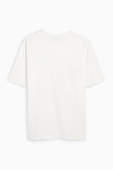 Herren - T-Shirt - Relaxed Fit - Micky Maus - weiss
