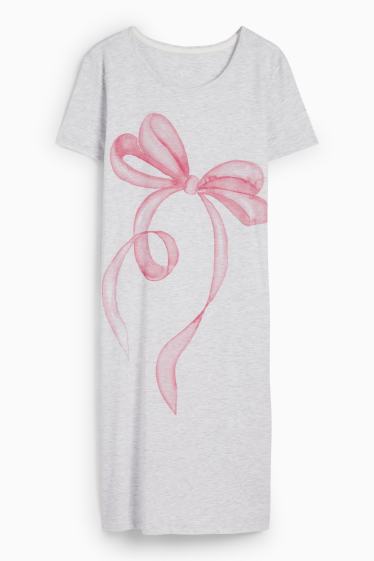 Femmes - Chemise de nuit - gris clair