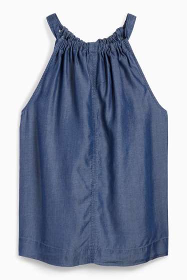 Women - Blouse - dark blue