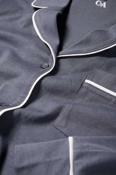 Dames - Nachthemd - blauw-mix