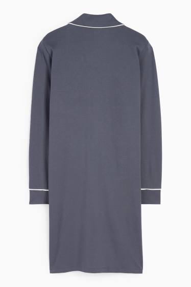 Dames - Nachthemd - blauw-mix