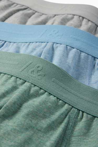 Herren - Multipack 3er - Trunks - blau