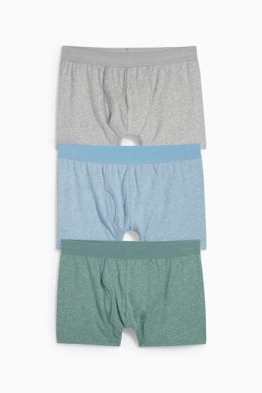 Herren - Multipack 3er - Trunks - blau