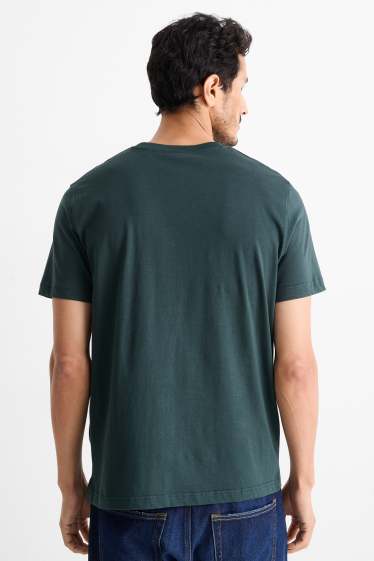 Herren - T-Shirt - Regular Fit - dunkelgrün
