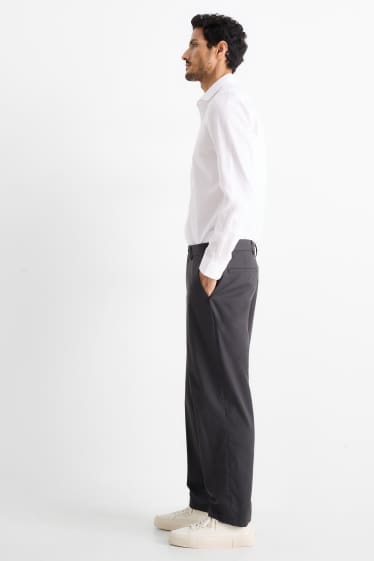 Men - Mix & match suit trousers - regular fit - dark gray