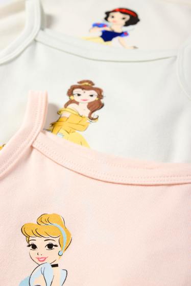 Baby: meisjes - Set van 3 - rompertje - Disney prinses - roze