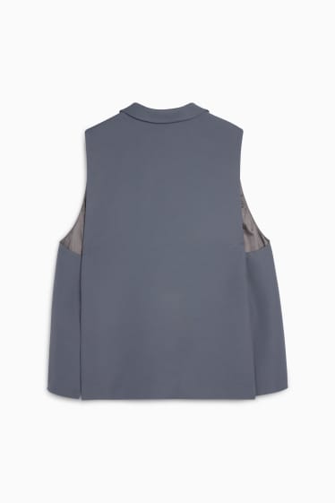 Dames - Business-gilet - straight fit - blauw