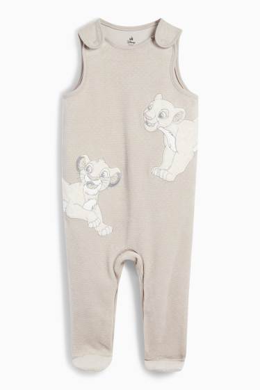Baby Jungen - Der König der Löwen - Strampler-Set - gerippt - 2 teilig - beige