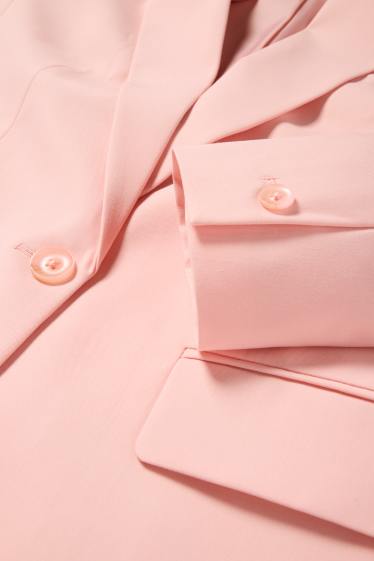 Damen - Oversized-Longblazer - pink