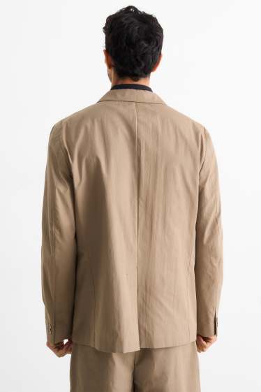 Heren - Colbert uit het combi-systeem - regular fit - taupe