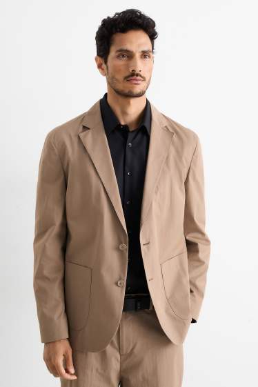 Heren - Colbert uit het combi-systeem - regular fit - taupe