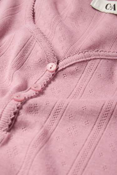 Dona - Pijama curt - rosa fosc